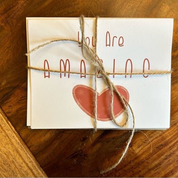 Greeting Cards Love Notes Encouragement Gift for Friend 6 w/Envelopes Custom B… - Picture 3 of 3